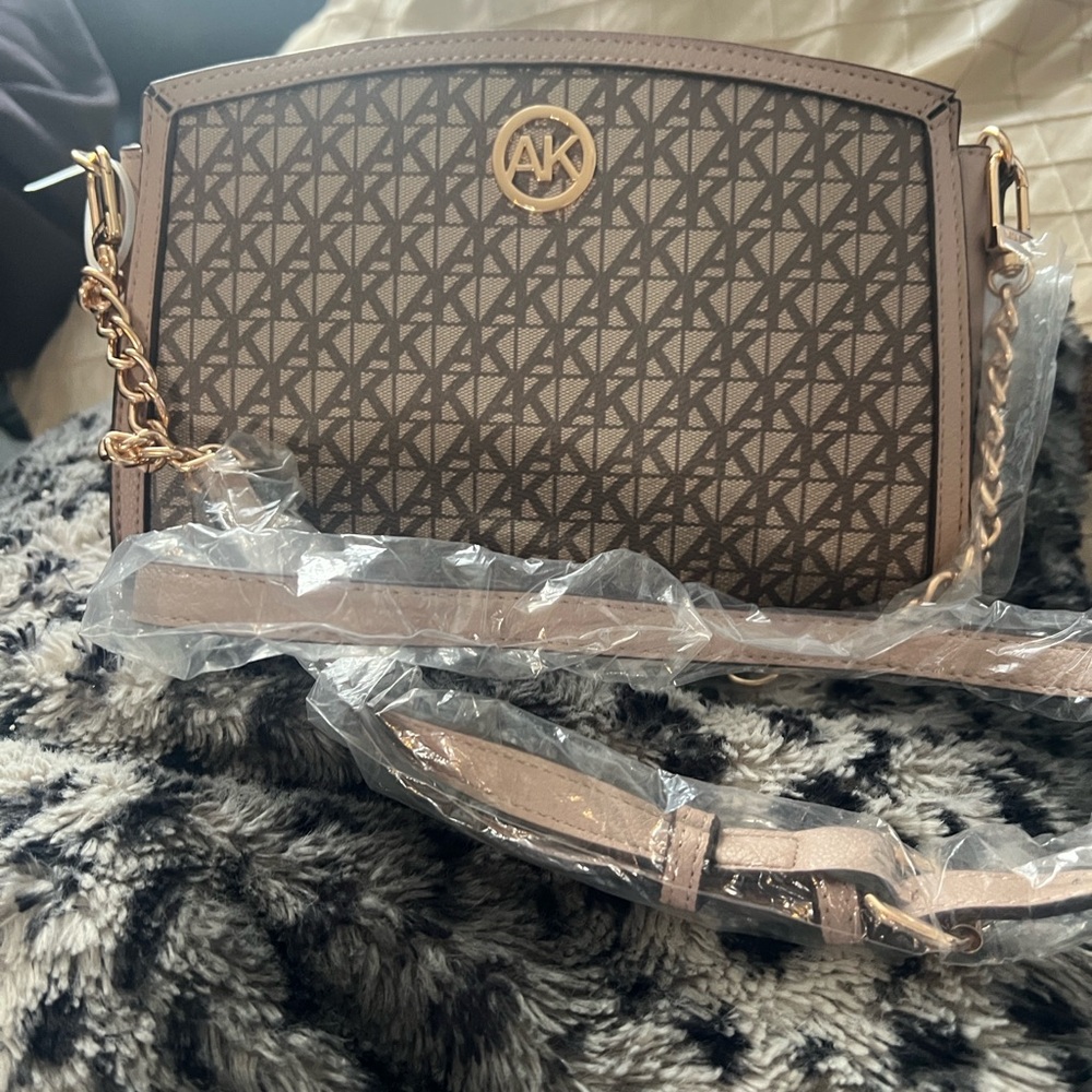 Brown Patterned Women's Bag